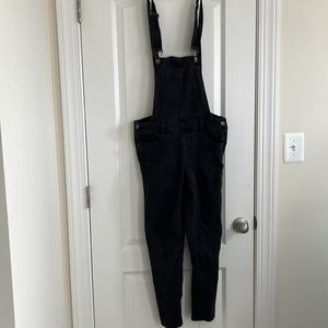 Black overalls